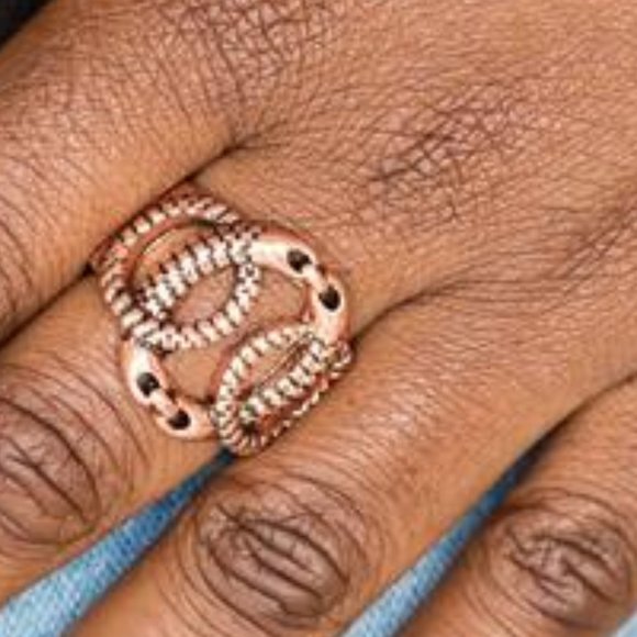 TRIO de Janeiro Copper Ring - Picture 1 of 3